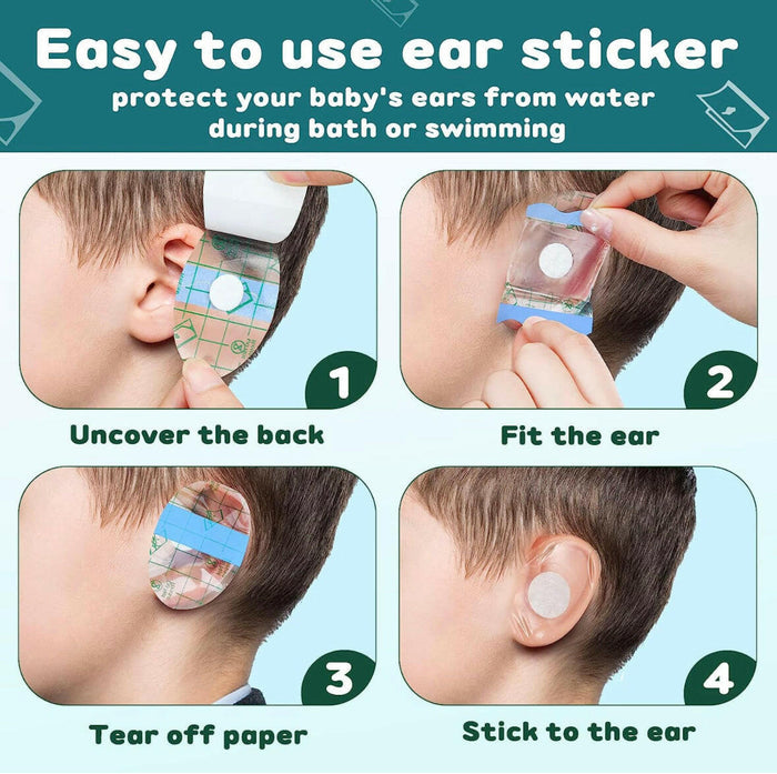 120 Pieces Ear Covers Waterproof for Baby.