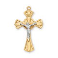 18" Two Tone Crucifix