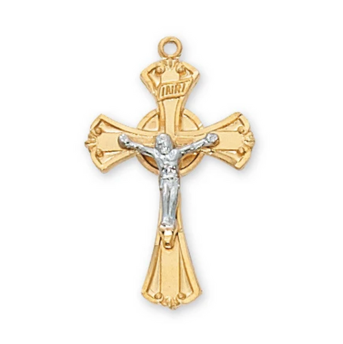 18" Two Tone Crucifix