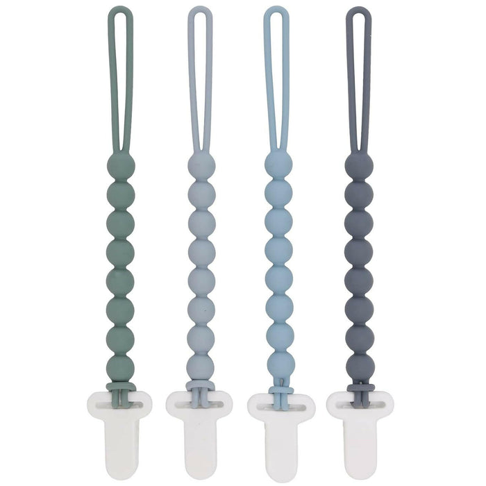 4-Pack Silicone Pacifier Clips