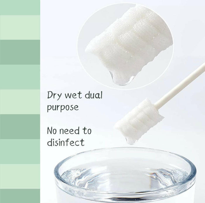 42PCS Disposable Baby Tongue Cleaner for 0-36 Months.
