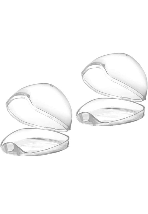 Accmor Pacifier Case, Pacifier Holder Case, Pacifier Container for Travel, BPA Free, Transparent, 2 Pack.