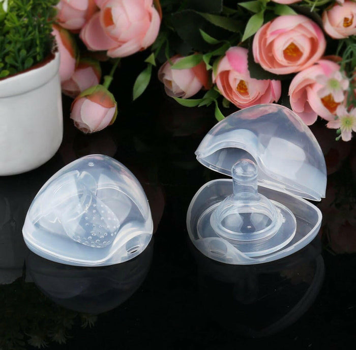 Accmor Pacifier Case, Pacifier Holder Case, Pacifier Container for Travel, BPA Free, Transparent, 2 Pack.