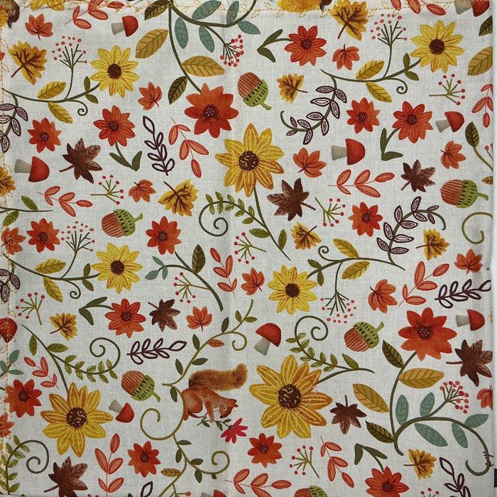 Acorn Napkins/Orange (set of 4)