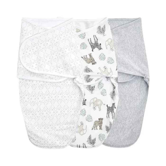 Aden + Anais Essentials Easy Swaddle Wrap - Toile (Pack of 3, 1.0 TOG)