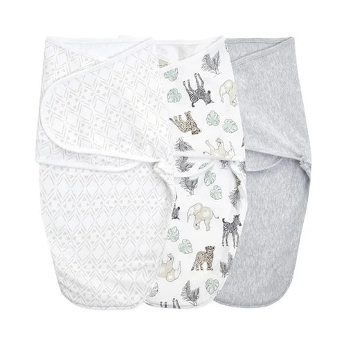 Aden + Anais Essentials Easy Swaddle Wrap - Toile (Pack of 3, 1.0 TOG)