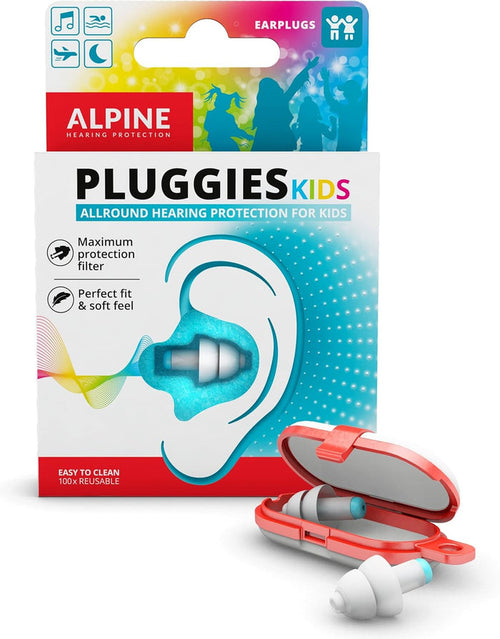 Alpine Pluggies Filtered Earplugs for Kids