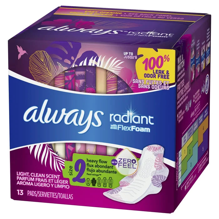 Always Infinity Radiant Day Pad (12x13)