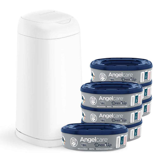 Angelcare Dress Up Bin Octagonal + 7 Refills