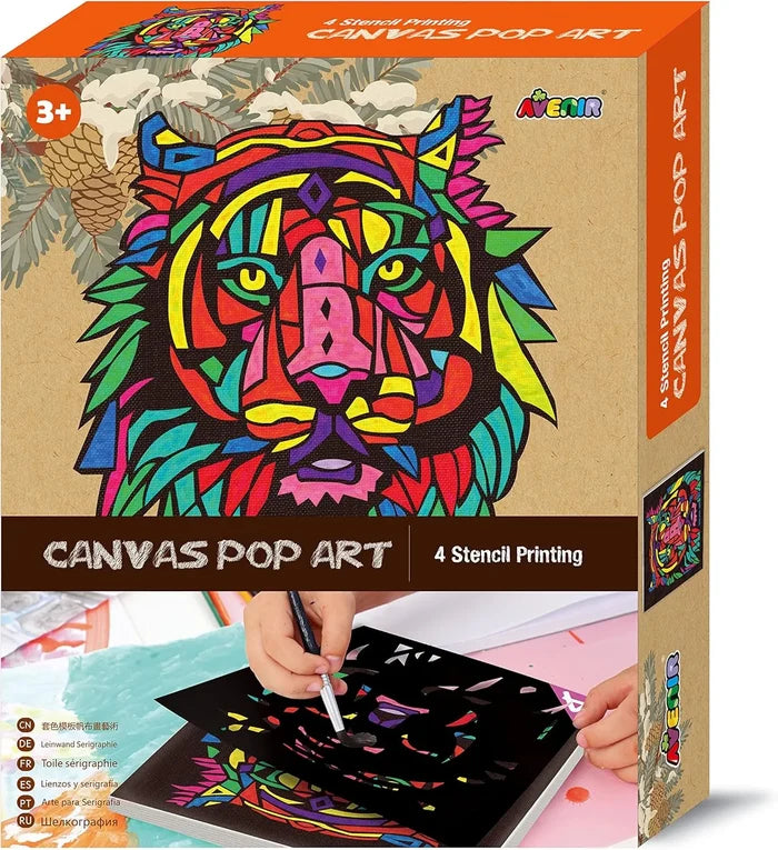 Avenir Canvas Pop Art Tiger Kit