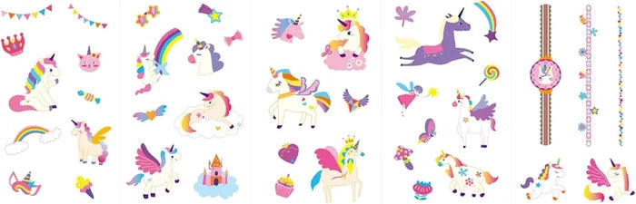 Avenir Nail Stickers and Tattoos Unicorns