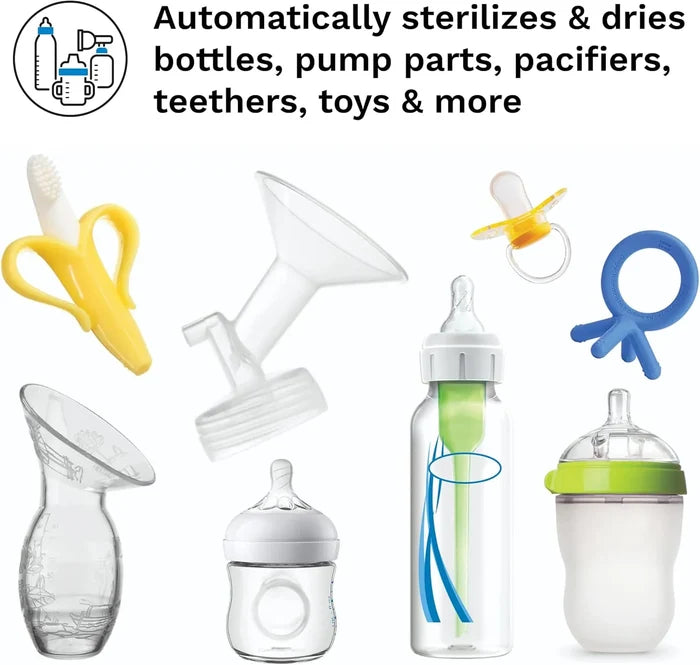 Baby Brezza Bottle Sterilizer and Dryer Machine (White)