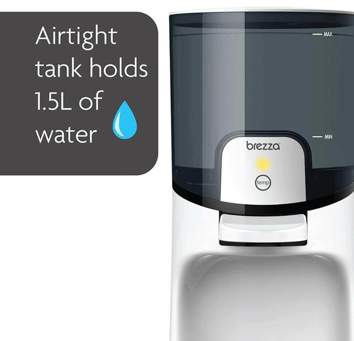Baby Brezza Instant Warmer at Perfect Baby Bottle Temperature.