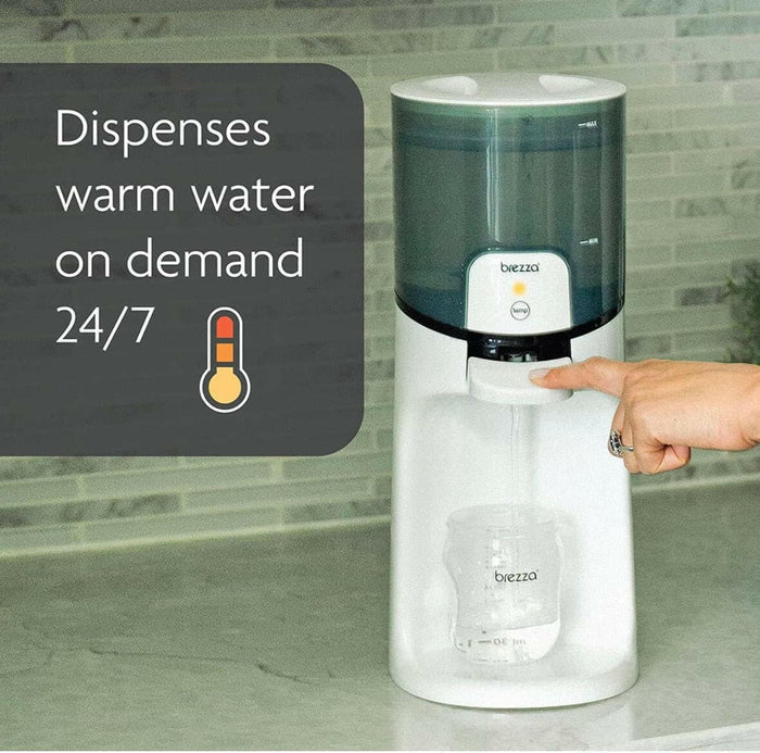 Baby Brezza Instant Warmer at Perfect Baby Bottle Temperature.