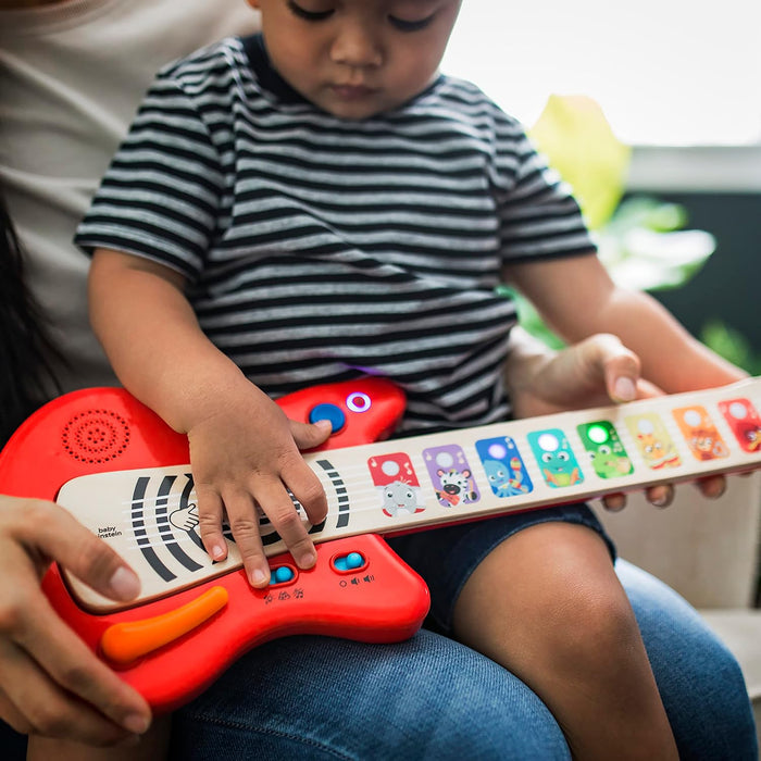 Baby Einstein Together in Tune Guitar Safe Wireless Wooden Musical Toddler Toy