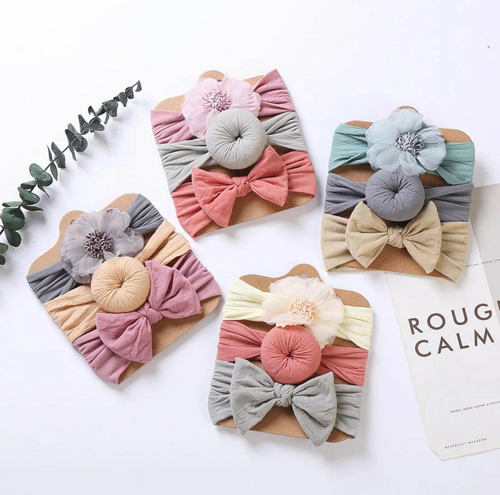 Baby Girl Headbands Hair Accessories , 3 pcs.