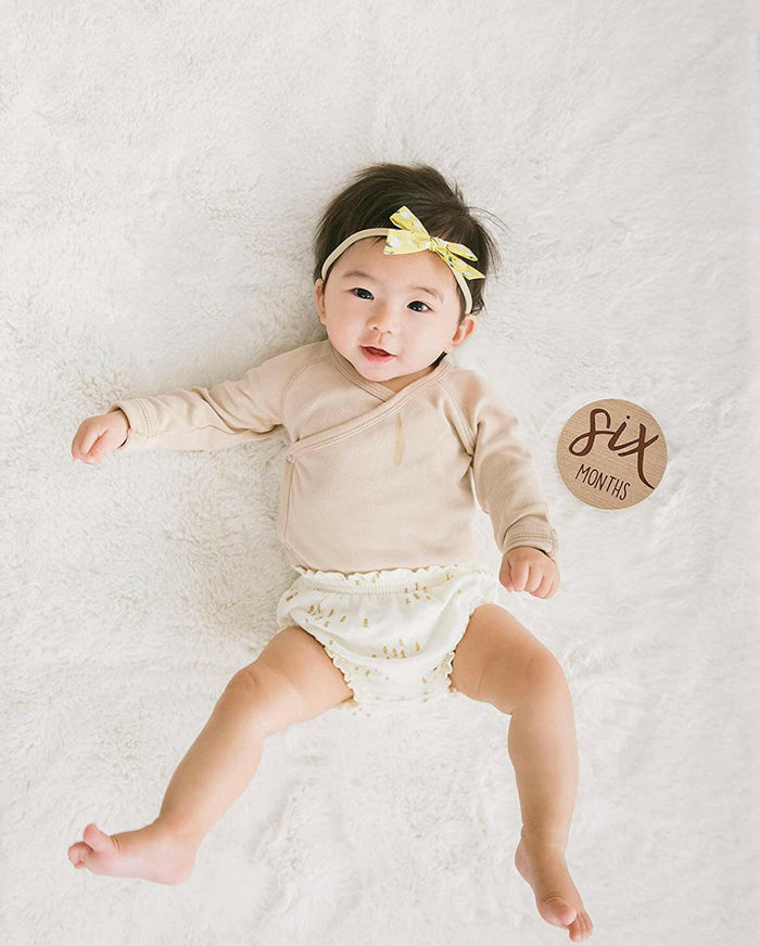 Baby Growth and Pregnancy Growth Cards, Wooden.