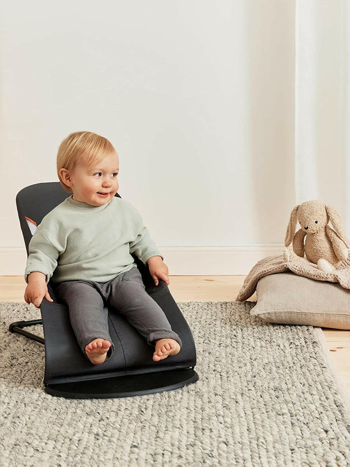 Babybjörn Bouncer Balance Soft - Cotton/Jersey - Dark Grey/Grey.