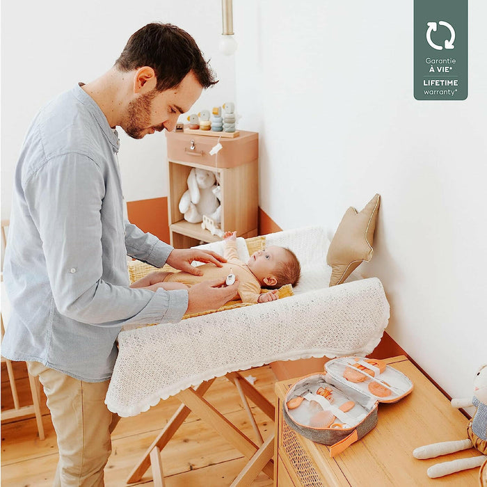 Babymoov- Baby nail kit for newborn - Grey/Peach.