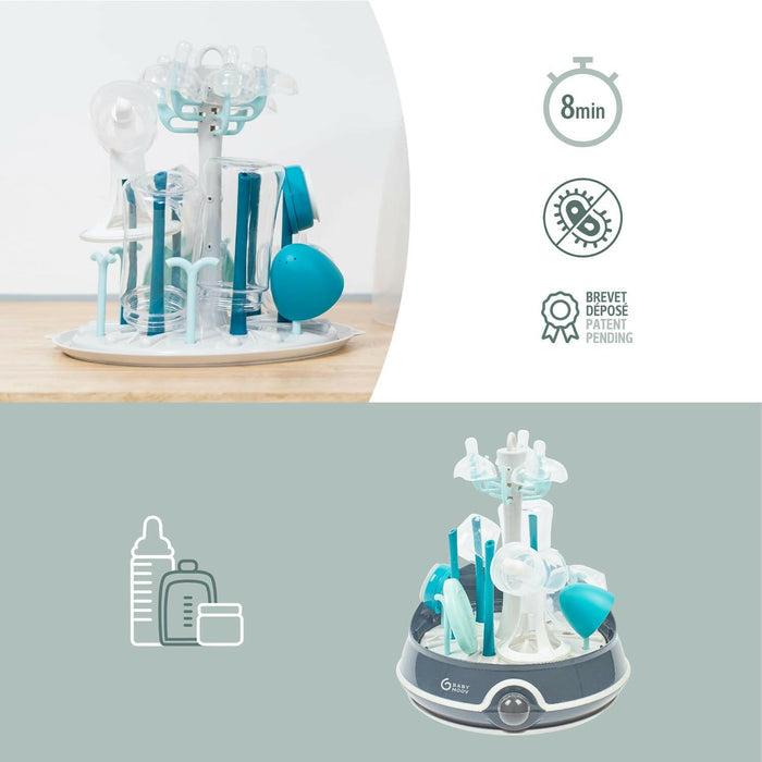 Babymoov 2-in-1 Turbo Electric Steam+ Sterilizer/Drying Rack