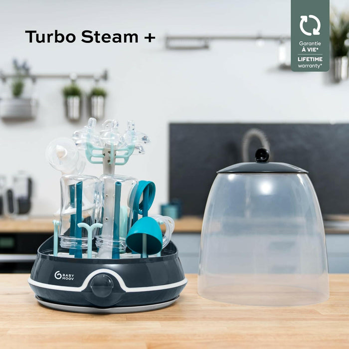 Babymoov 2-in-1 Turbo Electric Steam+ Sterilizer/Drying Rack