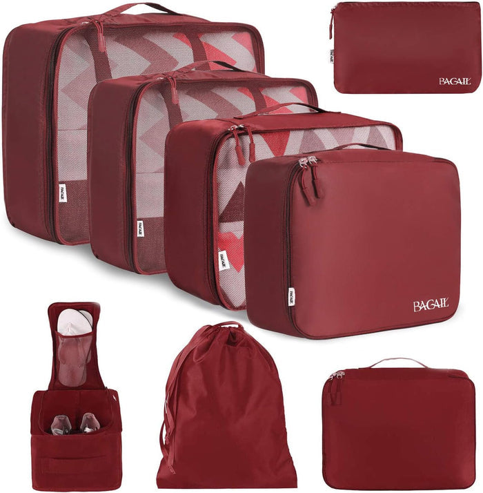 Bagail Packing Cubes Orgnizers Luggage Packing for Travel Accessories - 8 Set