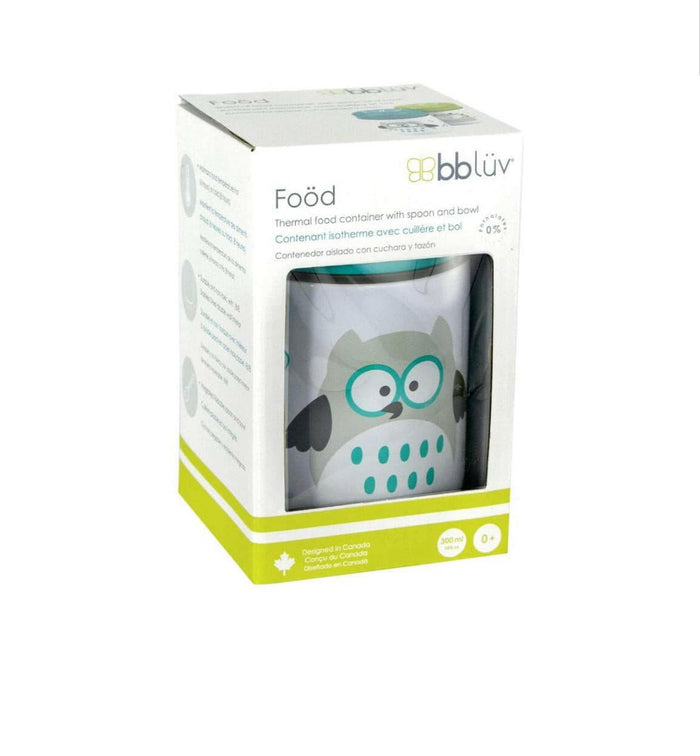 BBLUV Foöd - Thermal food container with spoon.