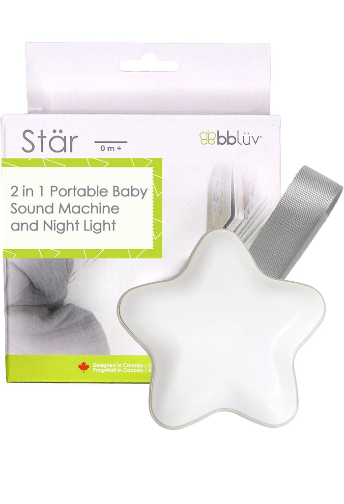 BBLUV Portable Music Box and Night Light (Star)