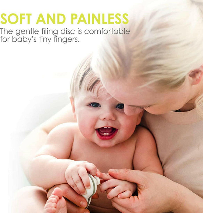 bblüv - Trimö - Baby Nail Trimmer Electric - Baby Nail File for Newborn and Toddler (0 to 12 Months+).