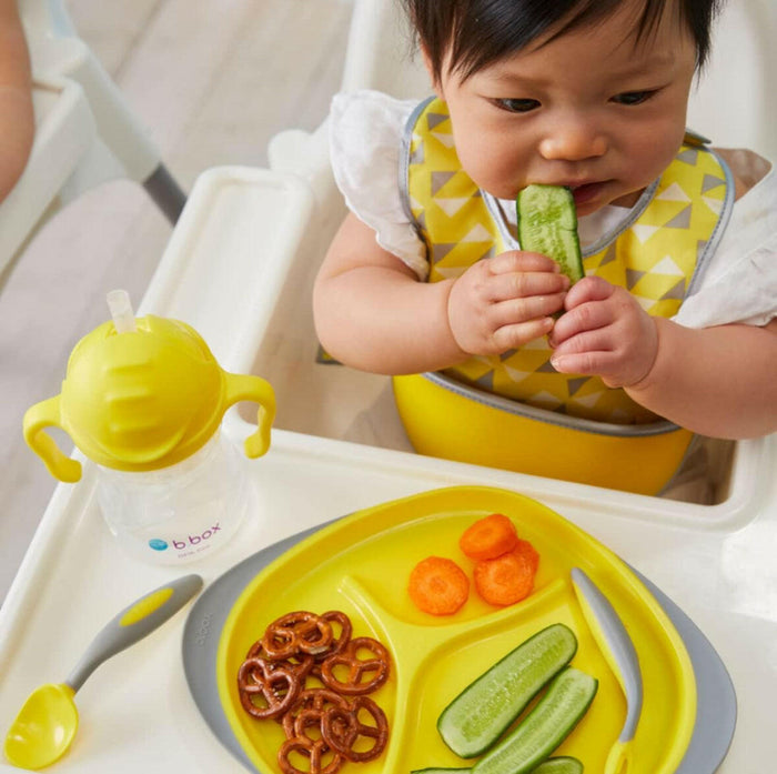 B.Box Feeding Set, Sippy Cup, Cutlery Set & Plate.