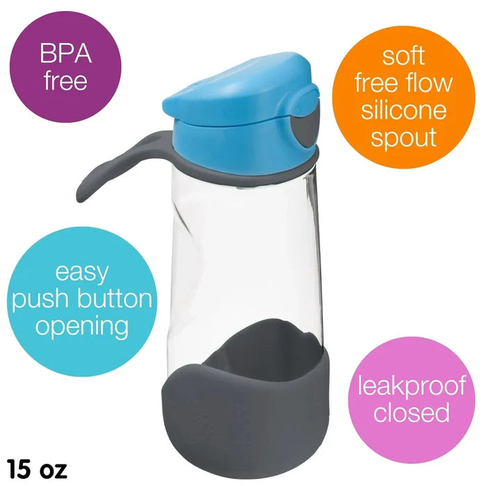 B.box Hydration Sports Spout Bottle (450ml)