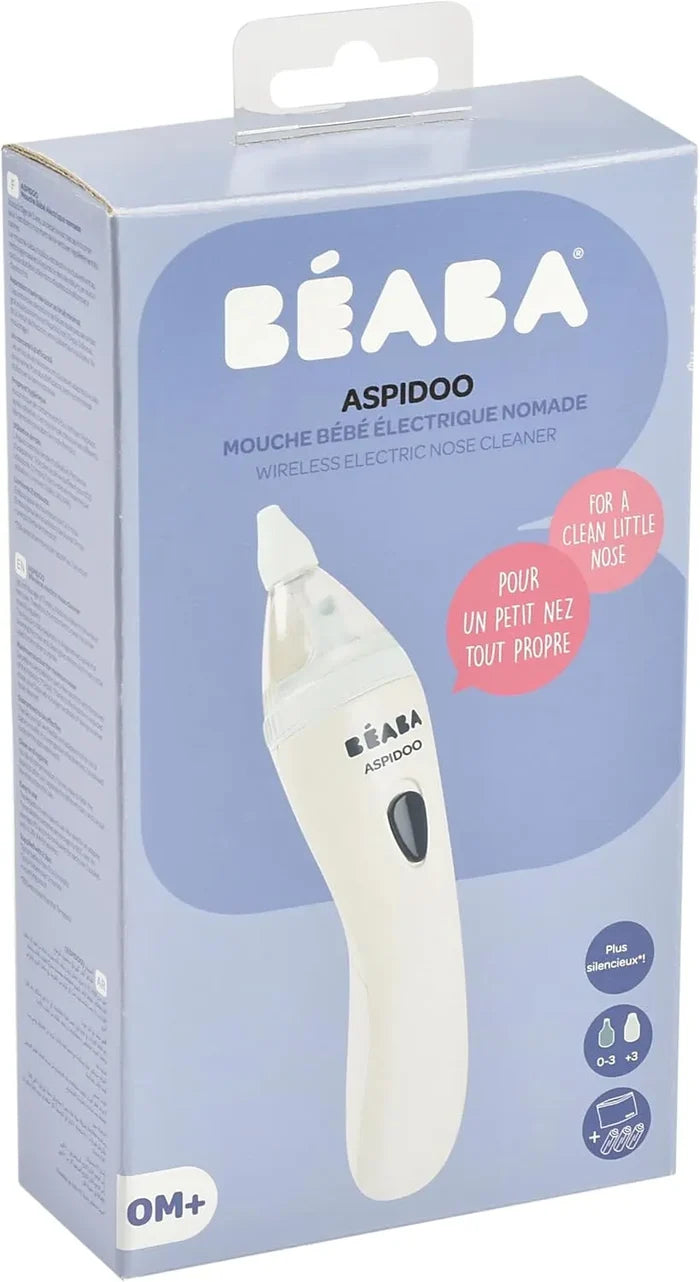 Beaba Aspidoo Nasal Electric Aspirator (White)