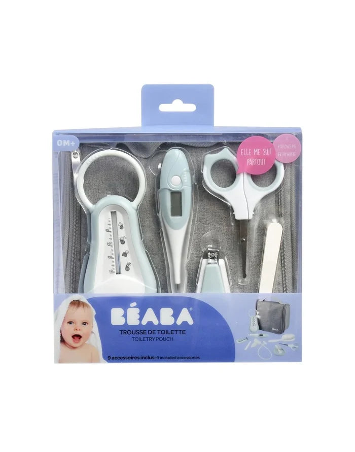Beaba Hanging Toiletry Pouch With 9 Accessories