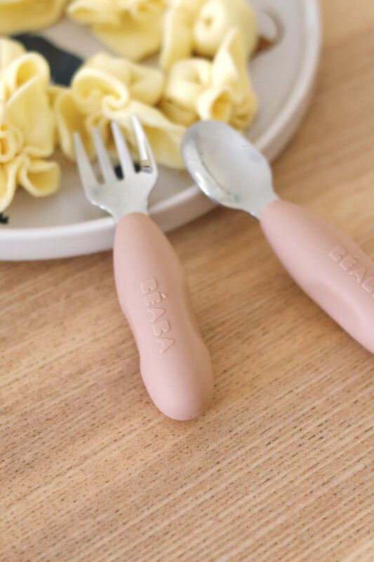 Beaba Stainless Steel Pre Cutlery (Set of 2)