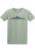 Beatification of Fulton Sheen - Peoria Skyline Adult T-Shirt