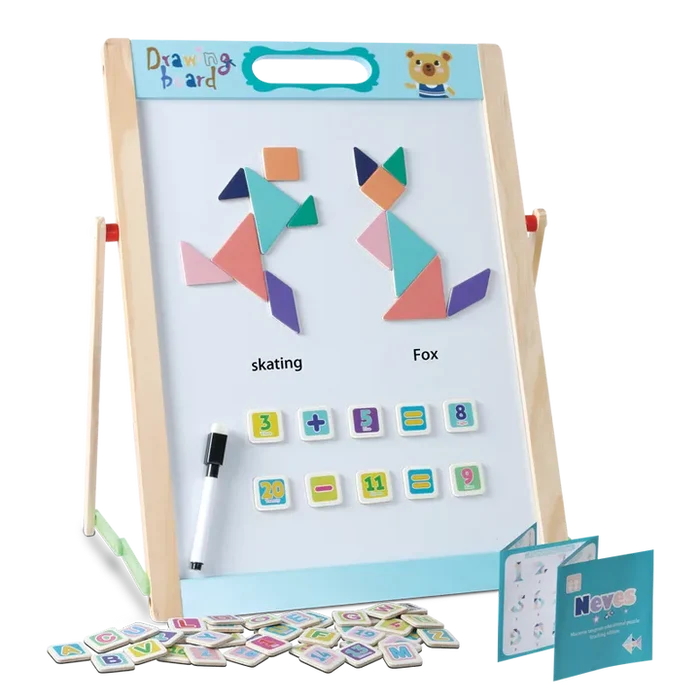 Beilaluna Drawing Board with Tangram Puzzle