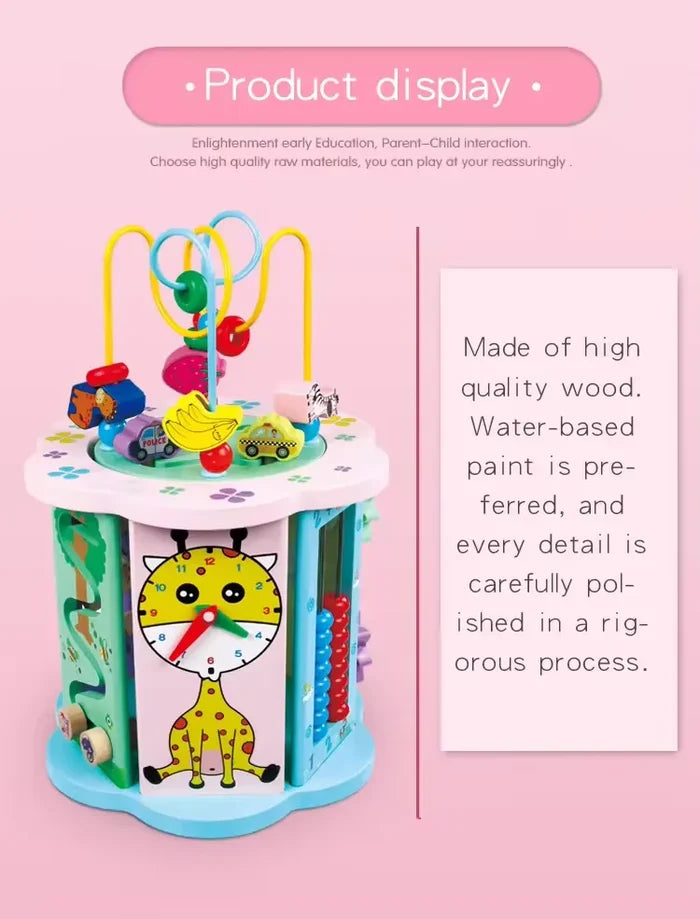 Beilaluna Garden Bead Maze Activity Cube