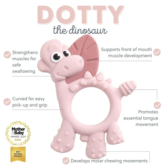 Bibado Sensory Teether Dotty the Dinosaur