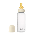BIBS Baby Bottle Round Nipple Latex - Medium Flow (270ml)