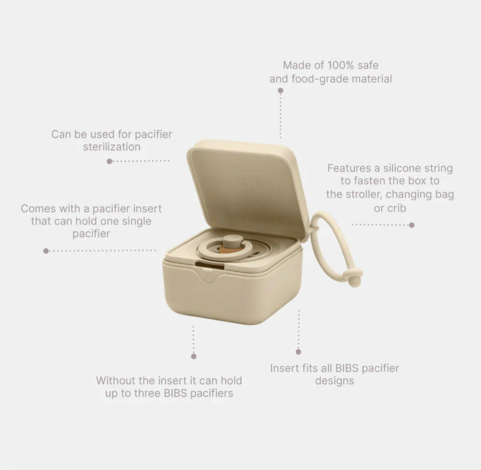 Bibs Pacifier Box Blush.