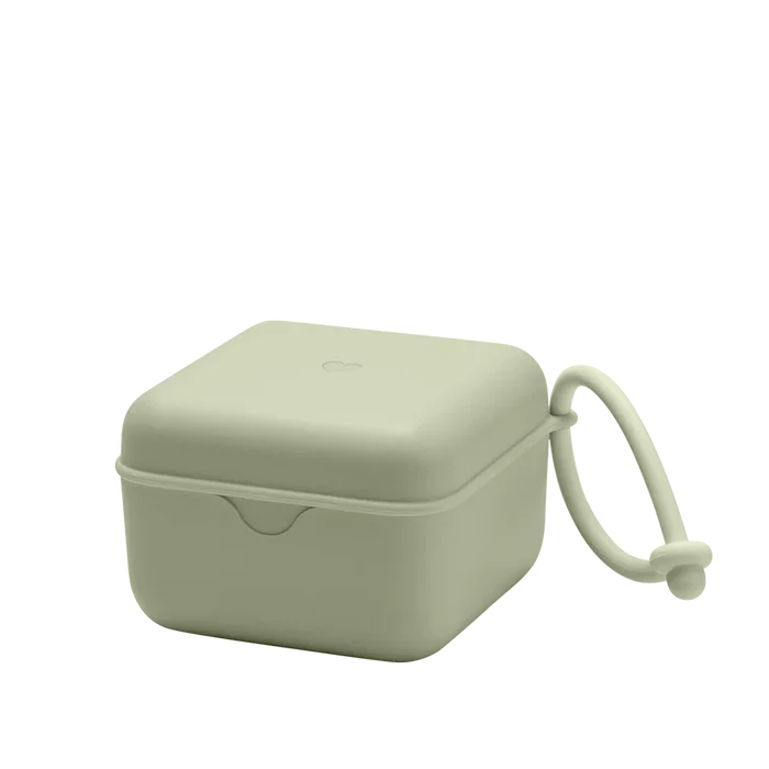 Bibs Pacifier Box Sage.