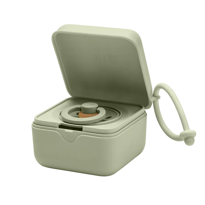 Bibs Pacifier Box Sage.