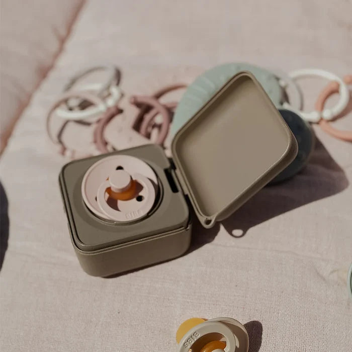 Bibs Pacifier Box Sage.