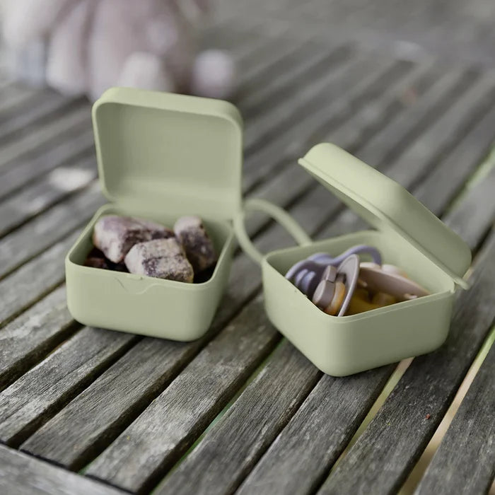 Bibs Pacifier Box Sage.
