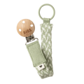 Bibs Pacifier Clip (Sage/Ivory)