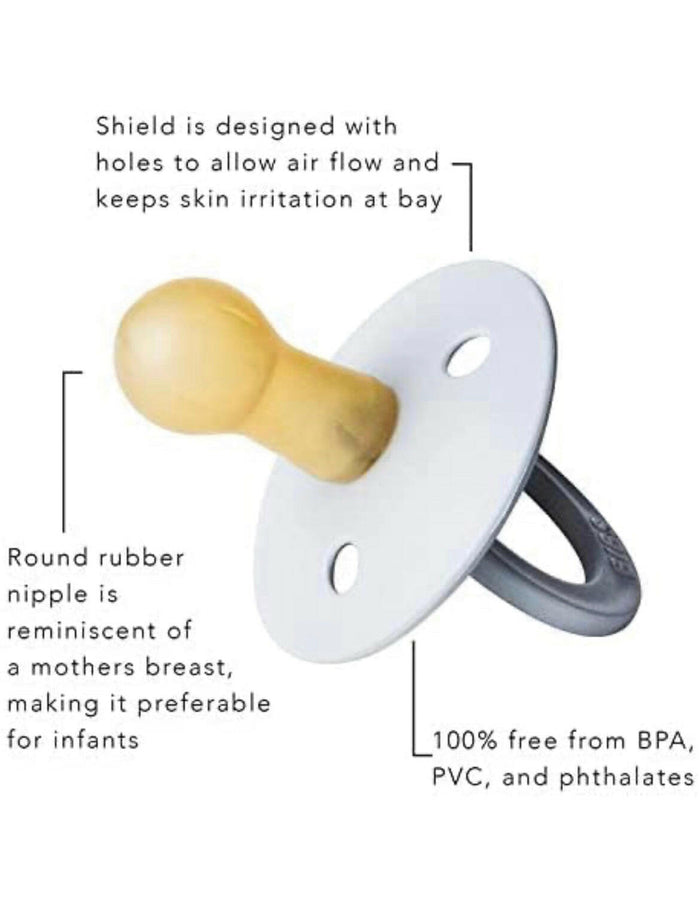 BIBS Pacifiers (0-6M)-Set Of 2.