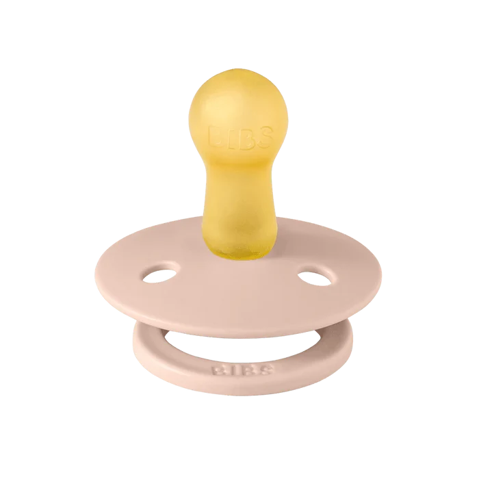 BIBS Pacifier Colour 2 Pack Latex Size 2 (Woodchuck/Blush)