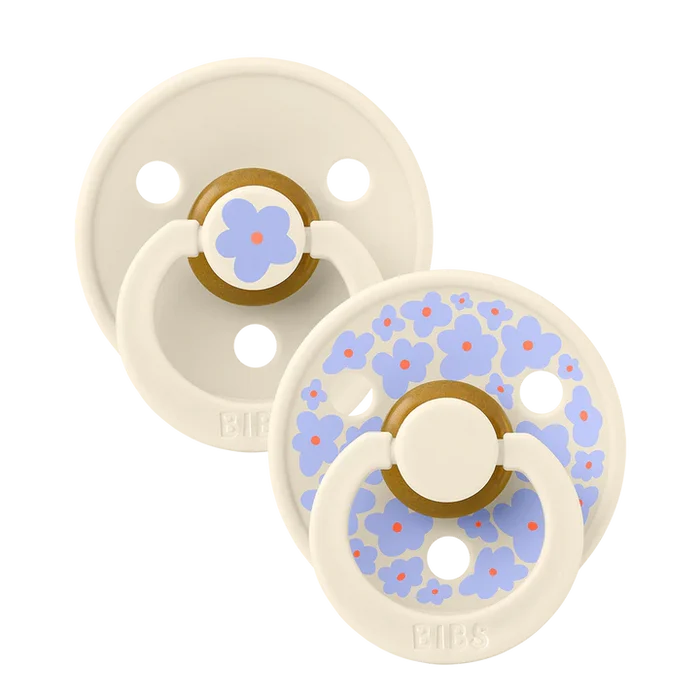 Bibs Studio Colour 2 Pack Jasmine, Ivory Mix, Size 1