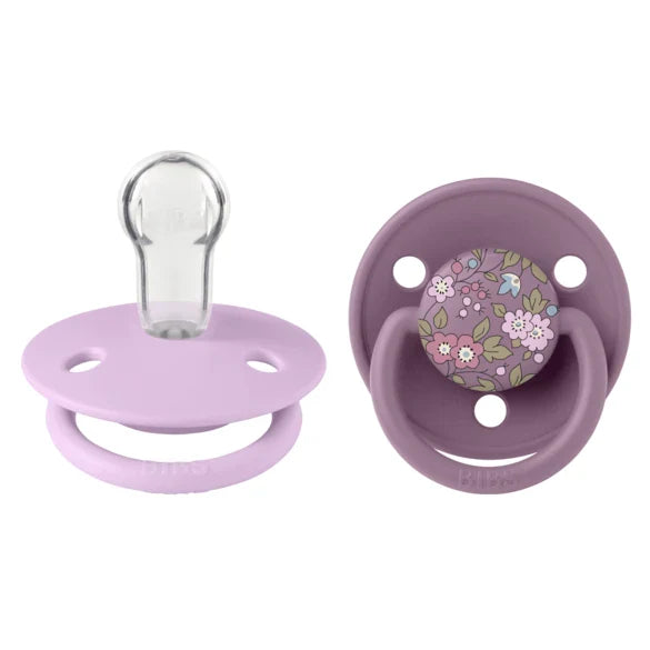 Bibs x Liberty De Lux 2 Pack, Chamomille /Mauve, One Size