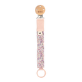 BIBS x LIBERTY Pacifier Clip, Eloise Blush